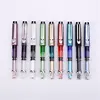 1-Piece Transparent Piston Fountain Pen EF Nib Metal Clip Large Capacity Ink Pens School Office Writing Stationery 1