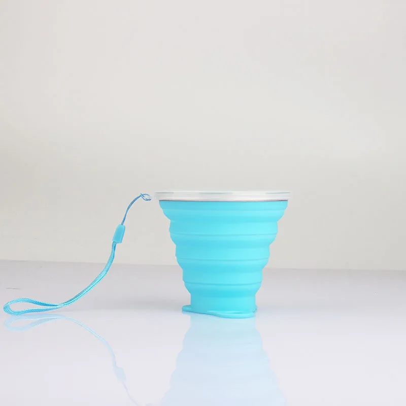 Foldable Silicone Travel Cup - Cute and Collapsible Water Bottle