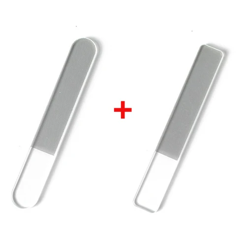 1/2 PCS Xiaomi Professional Nano Glass Nail File Transparent Sanding Polishing Grinding Nail Art Manicure 