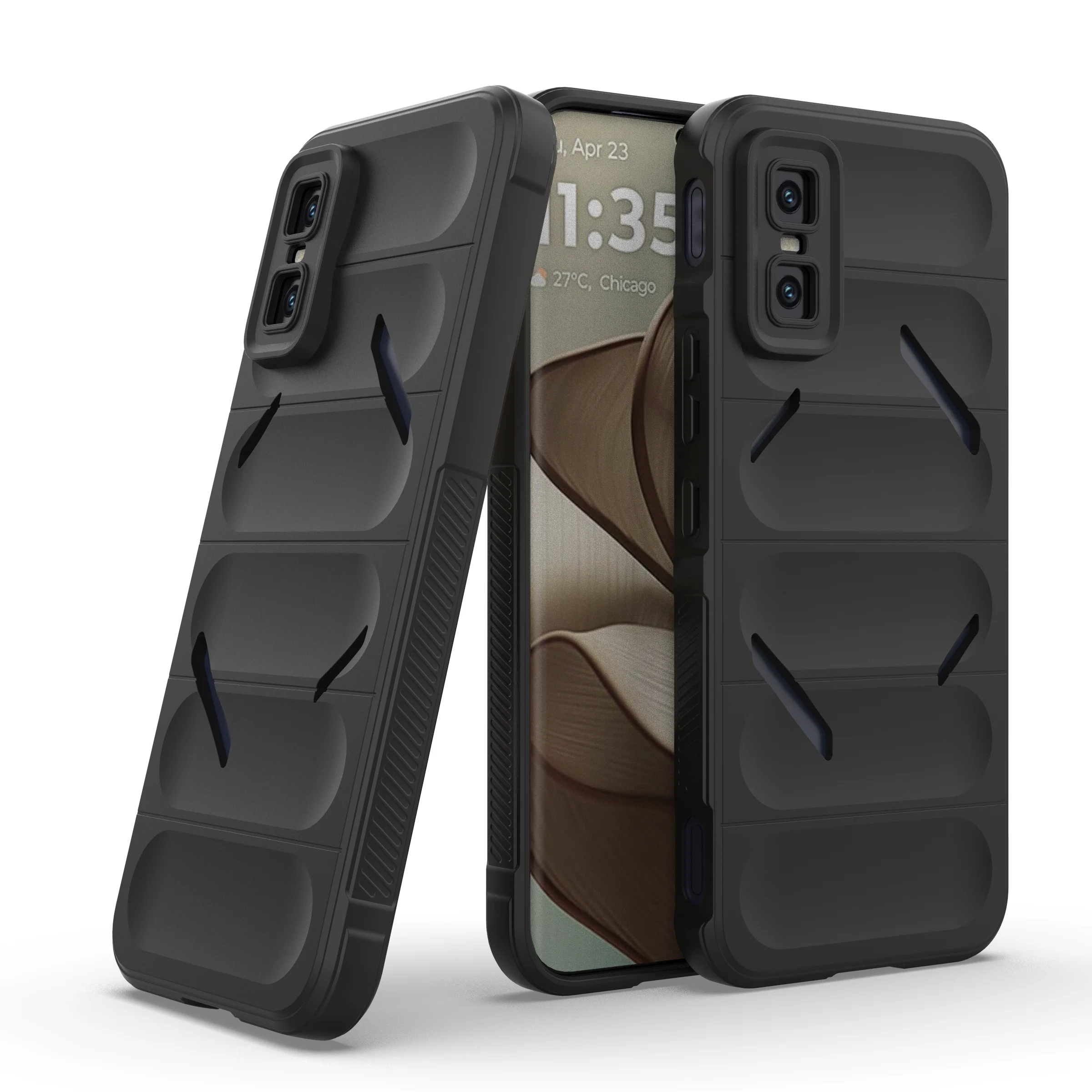 Liquid Silicone Fashion Classic Non-Slip Protective Bumper Case - High Quality