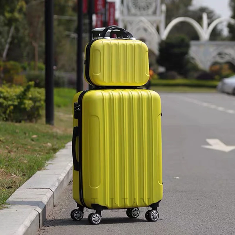 22‘’24/28 inch travel suitcase on spinner wheels rolling luggage set 20'' carry on cabin trolley luggage bag Women luggage set