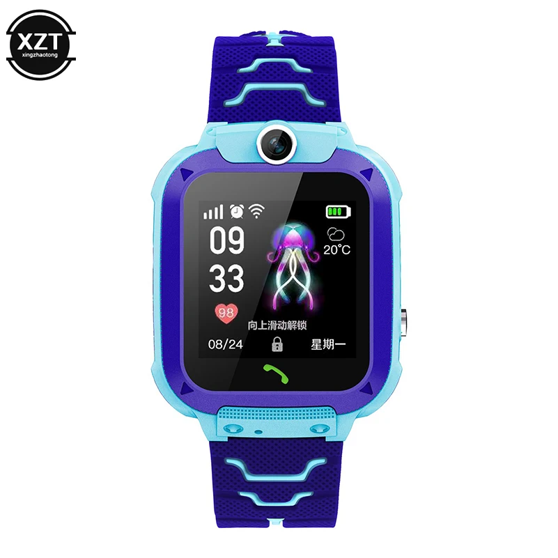 SQ12 Kids Smart Watch SOS GPS Location Call Child SmartWatch Camera Waterproof Watch Gift For Ios Android Children Gift