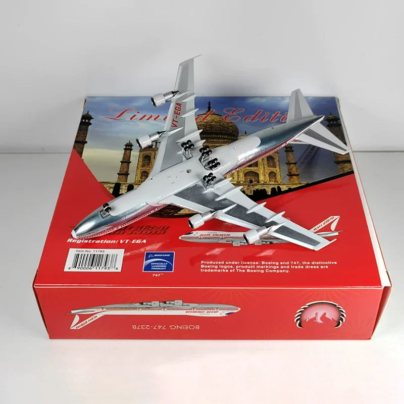 1:400スケールB747-200 VT-EGA飛行機モデルair india airplan