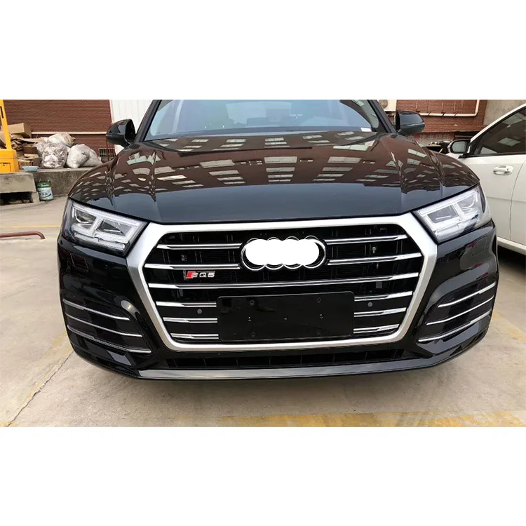 ABS 플라스틱 광택 블랙 격자, 공장 공급 그릴, 자동차 부품, 로고 포함, 아우디스 Q5 SQ5 2018-2020