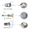 High Pressure Washer Sewer Drain Water Cleaning Hose Pipe Cleaner Hose Nozzle for Karcher K2 K3 K4 K5 K6 K7 sewer nozzle 2