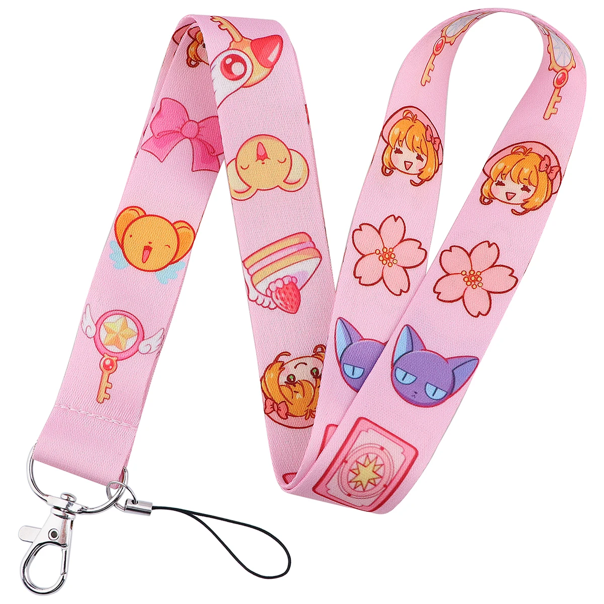 Metal Keychain Lanyard, Cartoon Anime Pattern, Printed Lanyard Print, Logo,  Mobile Phone Lanyard, ID Card Holder - China Hello Kitty Lanyard and  Glasses Lanyard price