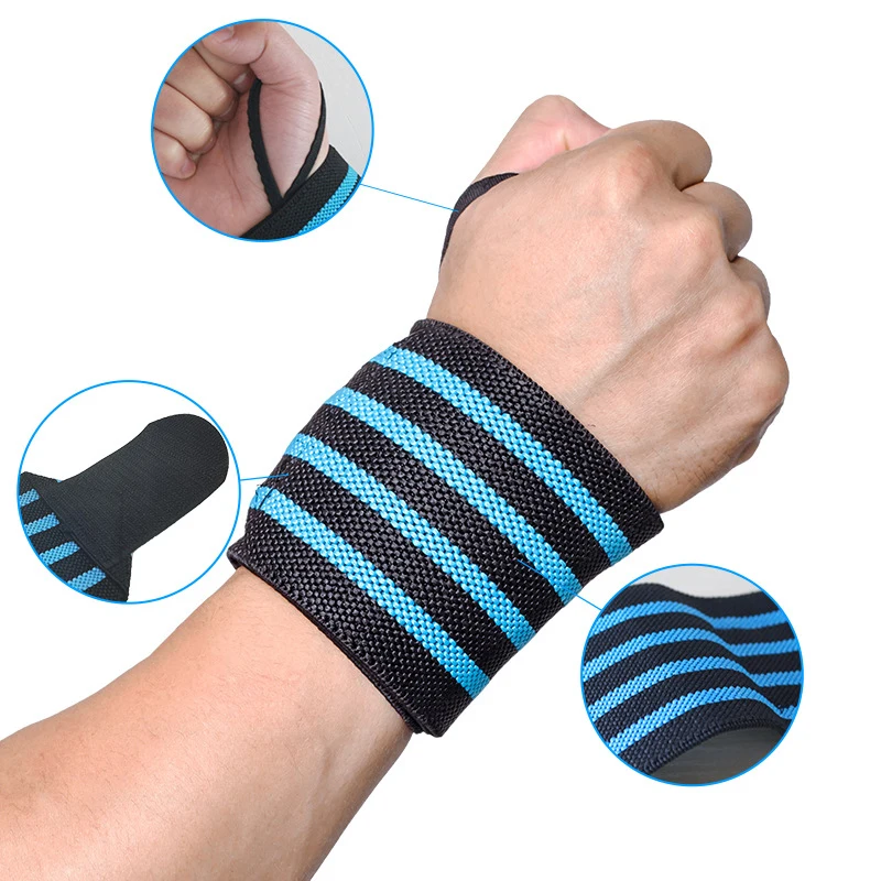 

Weight Lifting Elastic Wrist Wraps Weight Lifting Wristband Elastic Breathable Wrist Wraps Gym Fitness Wrist Brace Support Strap