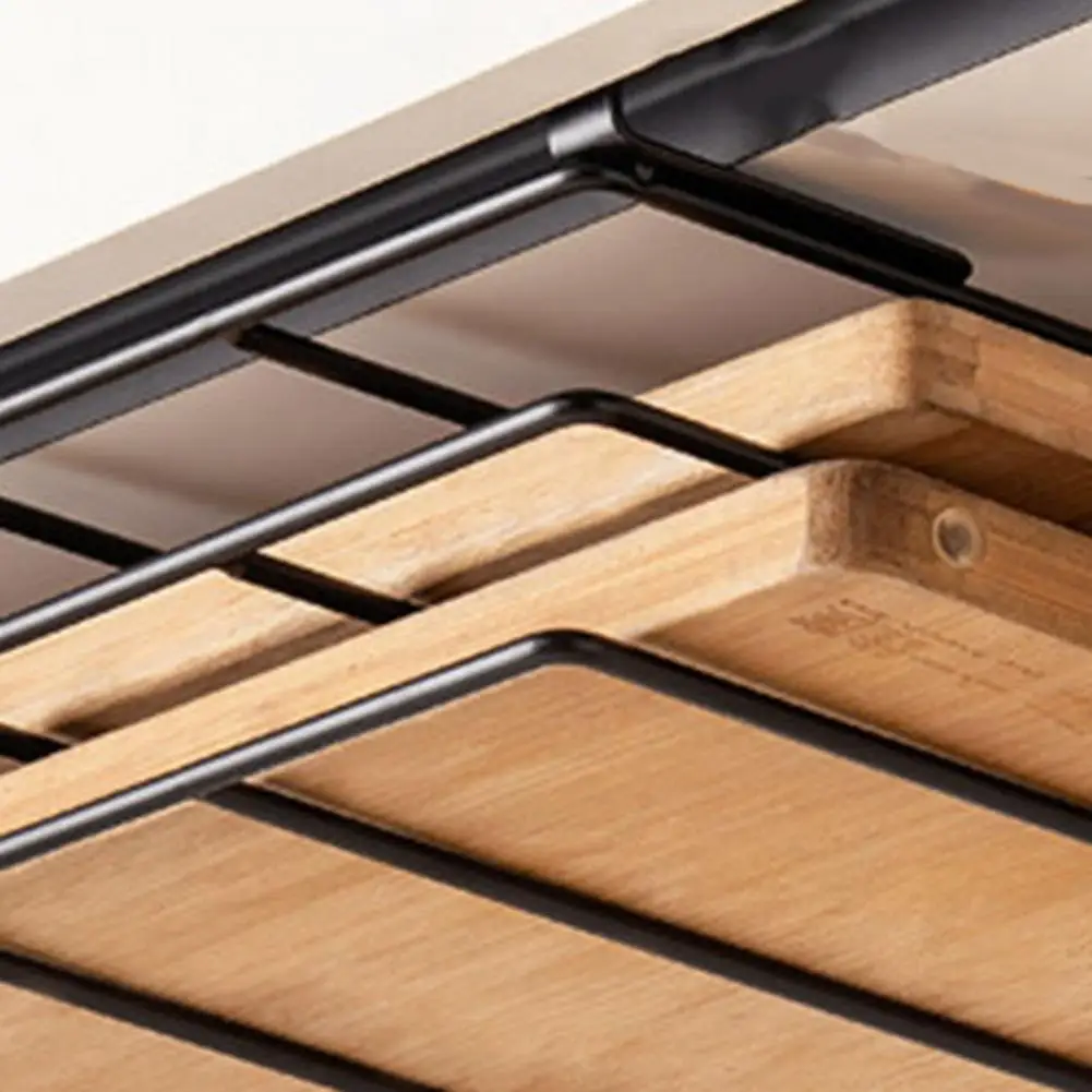 Under-cabinet Storage Rack Heavy-duty Under-cabinet Cutting Board Holder with Strong Load-bearing Easy to Install for Kitchen