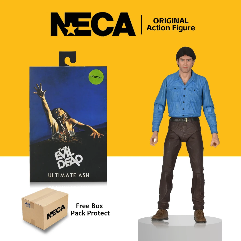 Neca The Evil Dead Of The Iconic Cult Classic 40Th Anniversary Ultimate Ash 18Cm Figur Action Toy Collezione Di Regali Giocattoli