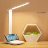 ZK40 Table Lamp Eye Protection Touch Dimming Plug In 180 Degree Flip Folding Stand Design LED Learning Desk Lamp 6