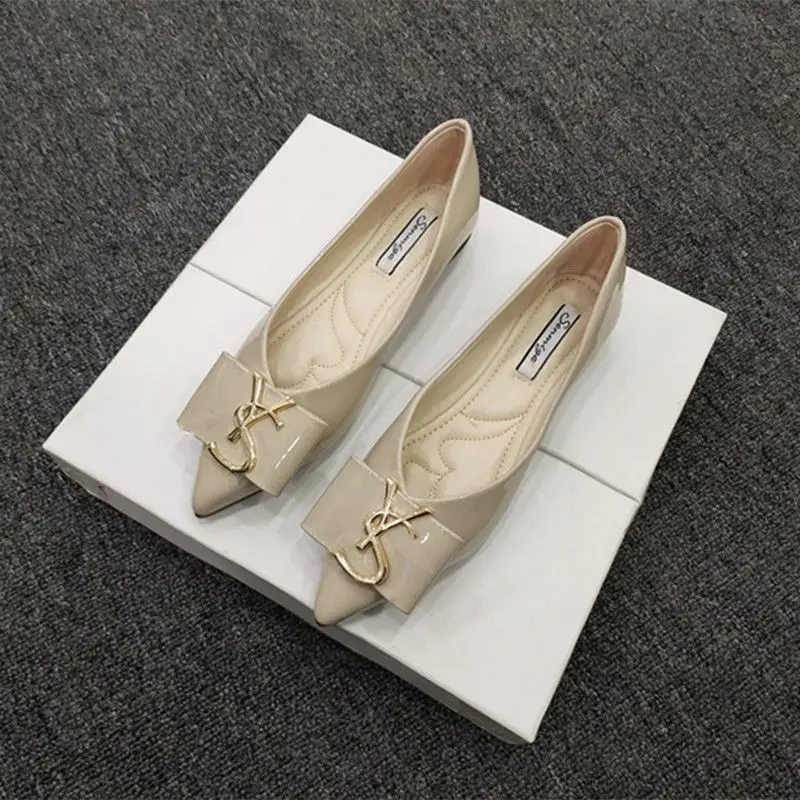 Flats Shoes Women New Spring Autumn Pointed Korean Flat Soft  Chaussure Femme  Zapatos De Verano Mujer 2023 Loafers Woman Shoes 4