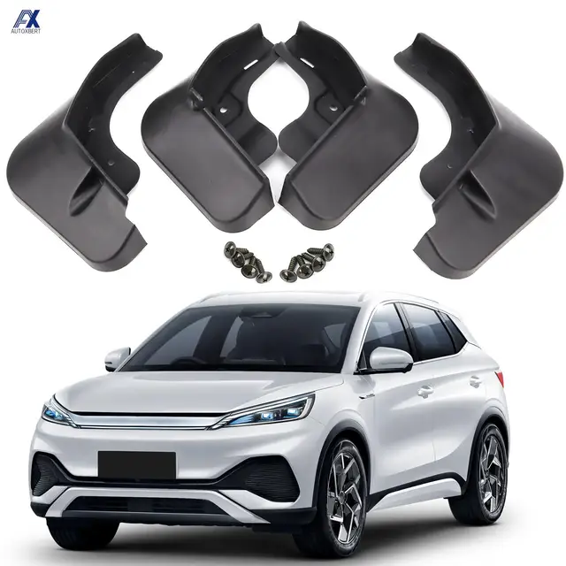 4x For BYD Atto 3 Yuan Plus 2022 2023 2024 Set Mud Flaps Splash Guard Mudguard Front Rear Molded Fender Cover Car Accessories 1