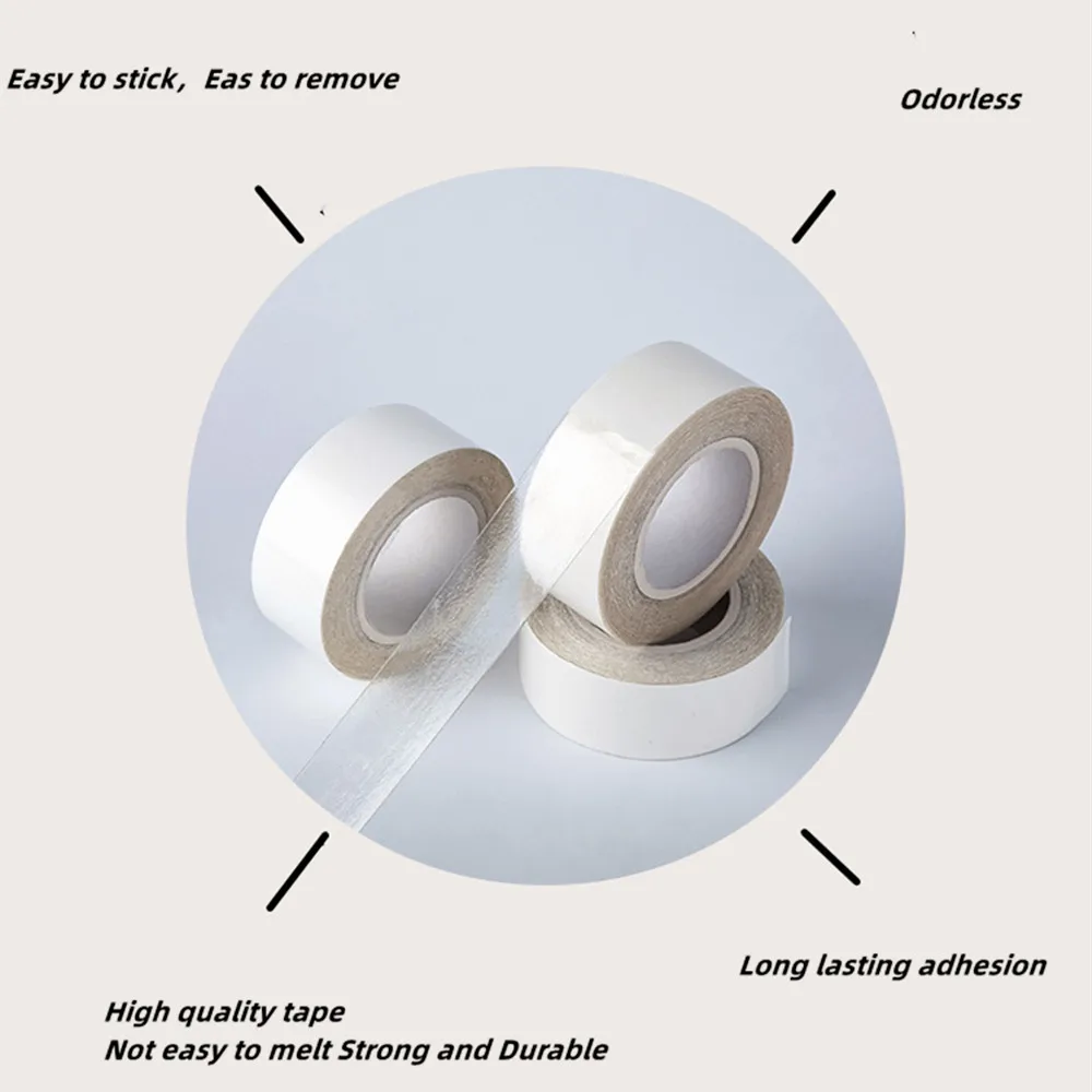 1.9/2.54cm*3yards Supertape Salon Lace Front Wig Tape Double Sided Adhesive Hair Tape For Toupee/Lace Wig