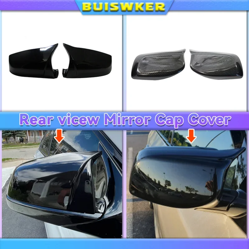 

E60 LCI Real Carbon Fiber Car Side Rearview Mirror Cover 51167187431 51167187432 for BMW F10 F11 E61 F01 F02 E63 E64 F12 F13