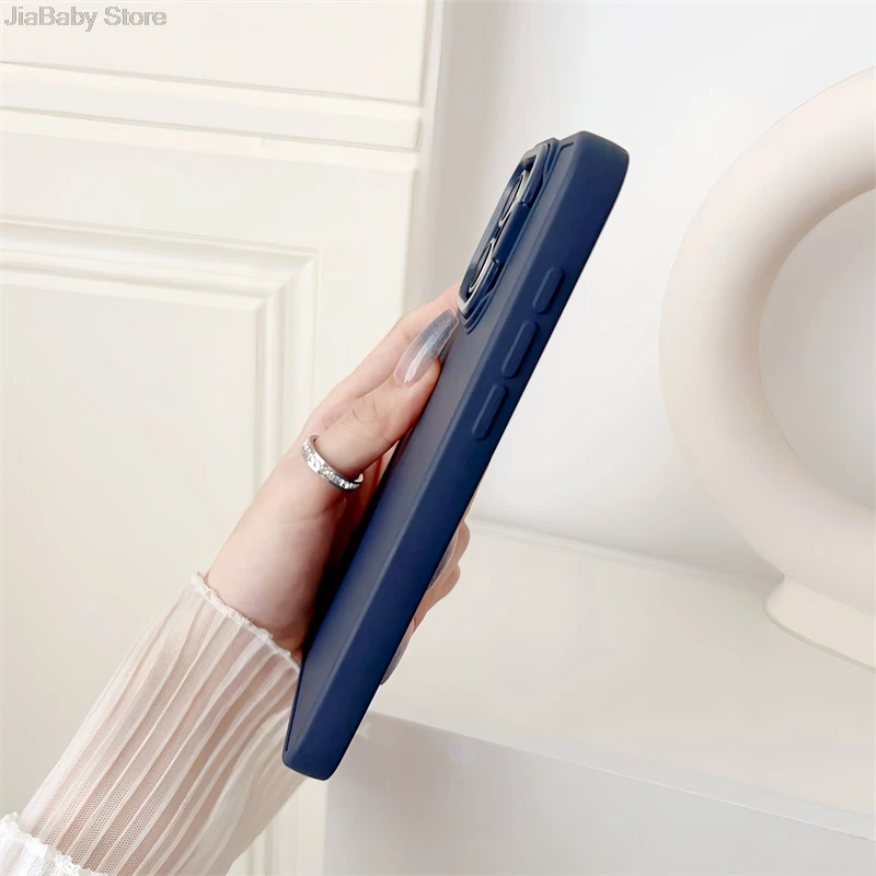 Shockproof Silicone Liquid Phone Case With Camera Protection_voghion.com