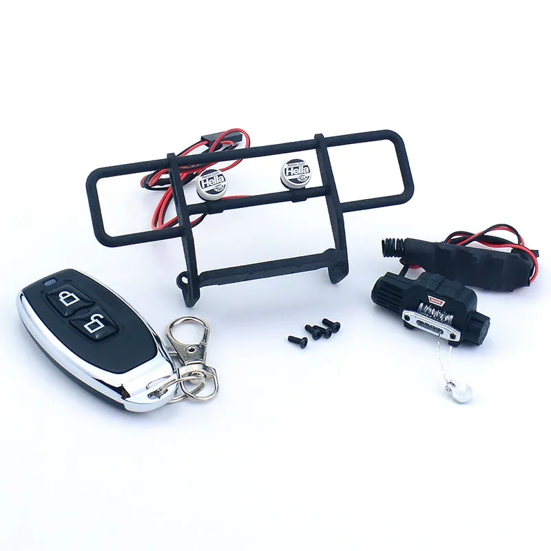 Levigo Paraurti anteriore per auto RC con luce rotonda a LED