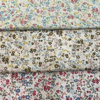 145×50cm Cotton Poplin Pastoral Floral 40S Tissun Liberty Fabric For Kids Baby Sewing Cloth Dresses Skirt DIY Handmade Patchwork 5