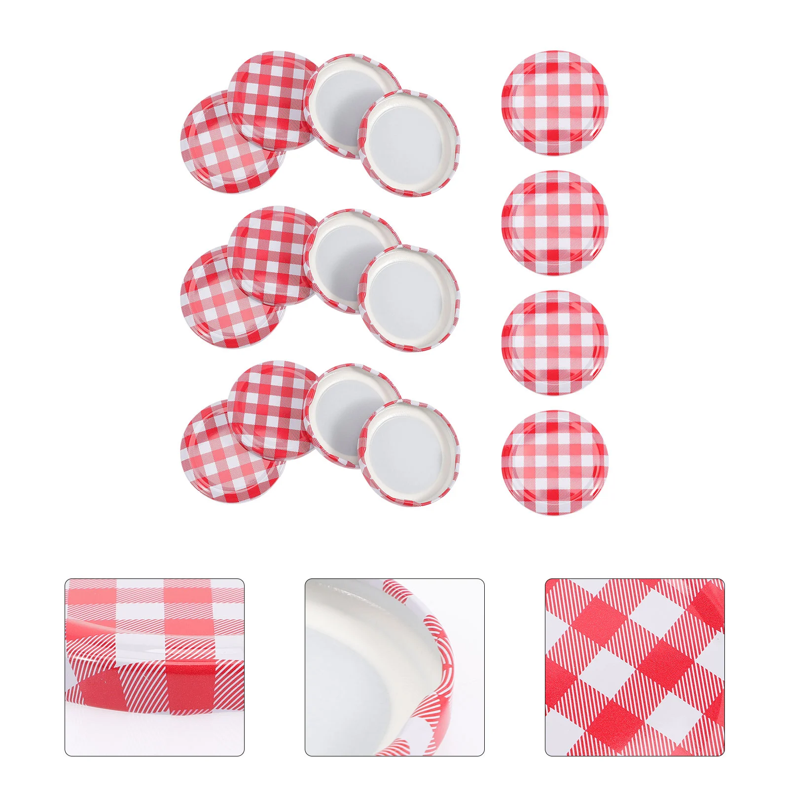

Jam Jars Lids Wide Mouth Screw Lids Twist Off Lids Storage Caps for Canning Jars