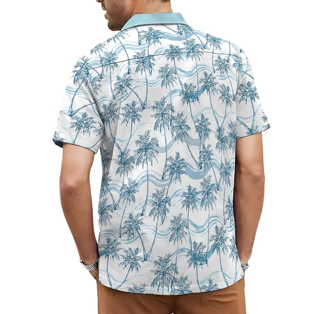 Рисунок 2 - Мужская рубашка с цифровым принтом кокосового дерева