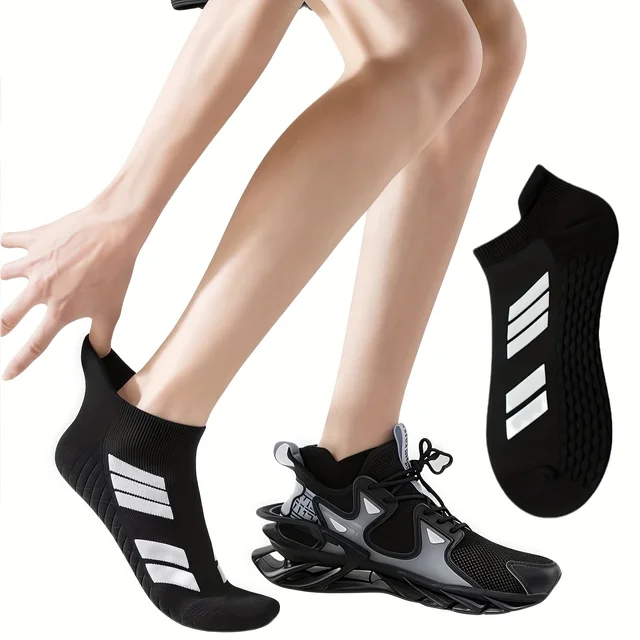 Sports Socks Men's Women's Large Size, Striped Design, Spring Summer, Thin Running Socks, Breathable, Fitness Hiking Socks 2