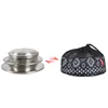 Outdoor Tableware Set 12PCS Portable Camping Tableware Set Self Driving Tour Barbecue Camping Home Dining Plate Small Bowl Plate 3