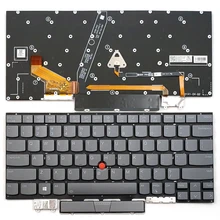 Nowy dla Lenovo ThinkPad X1 joga 2021 klawiatura laptopa US czarny z podświetleniem bez ramki SN20Z77278