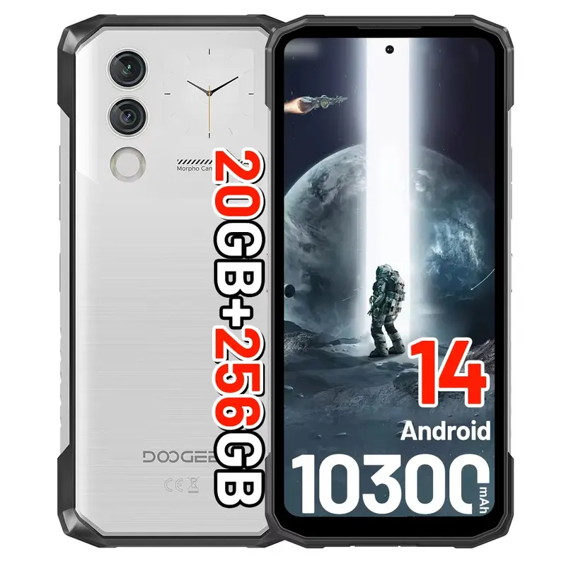 DOOGEE Blade 10 Max Smartphon 4G 6.56" 90Hz Display Unisoc T606 Octa Core Mobile Phone 20GB(8+12)+256GB 50MP 10300mAh Android 14 - Image 8