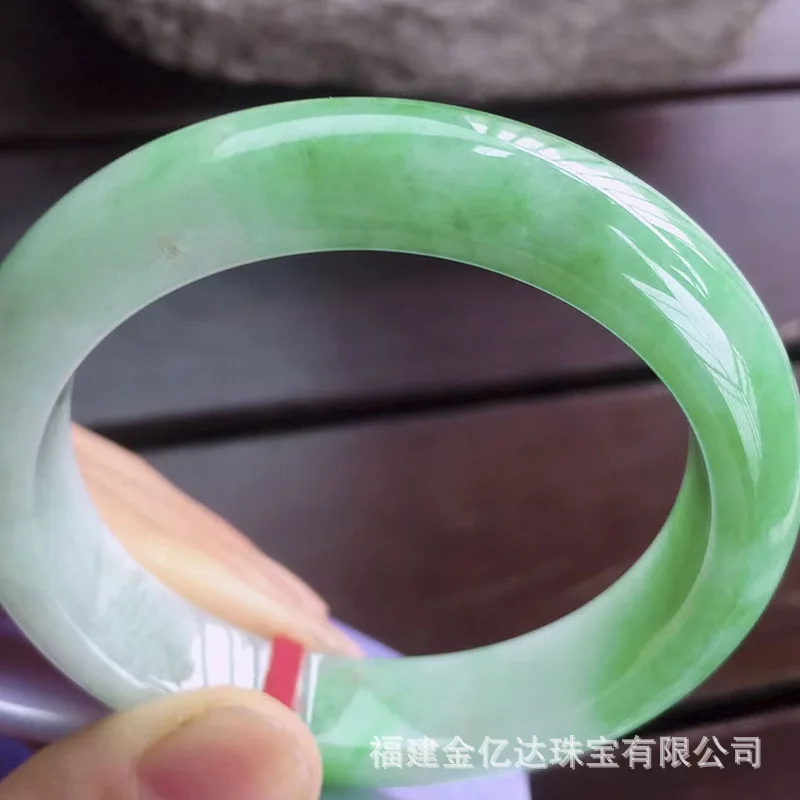 Myanmar Natural Emerald A Floating Green Positive Ring Bracelet Jade