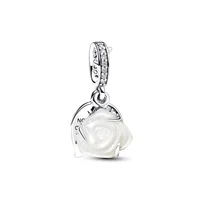 Fashion DIY New Arrivals Flower Series Cherry Blossom Jewelry Dangle Charms Beads Gift Fit Original 925 Silver Bracelet 2