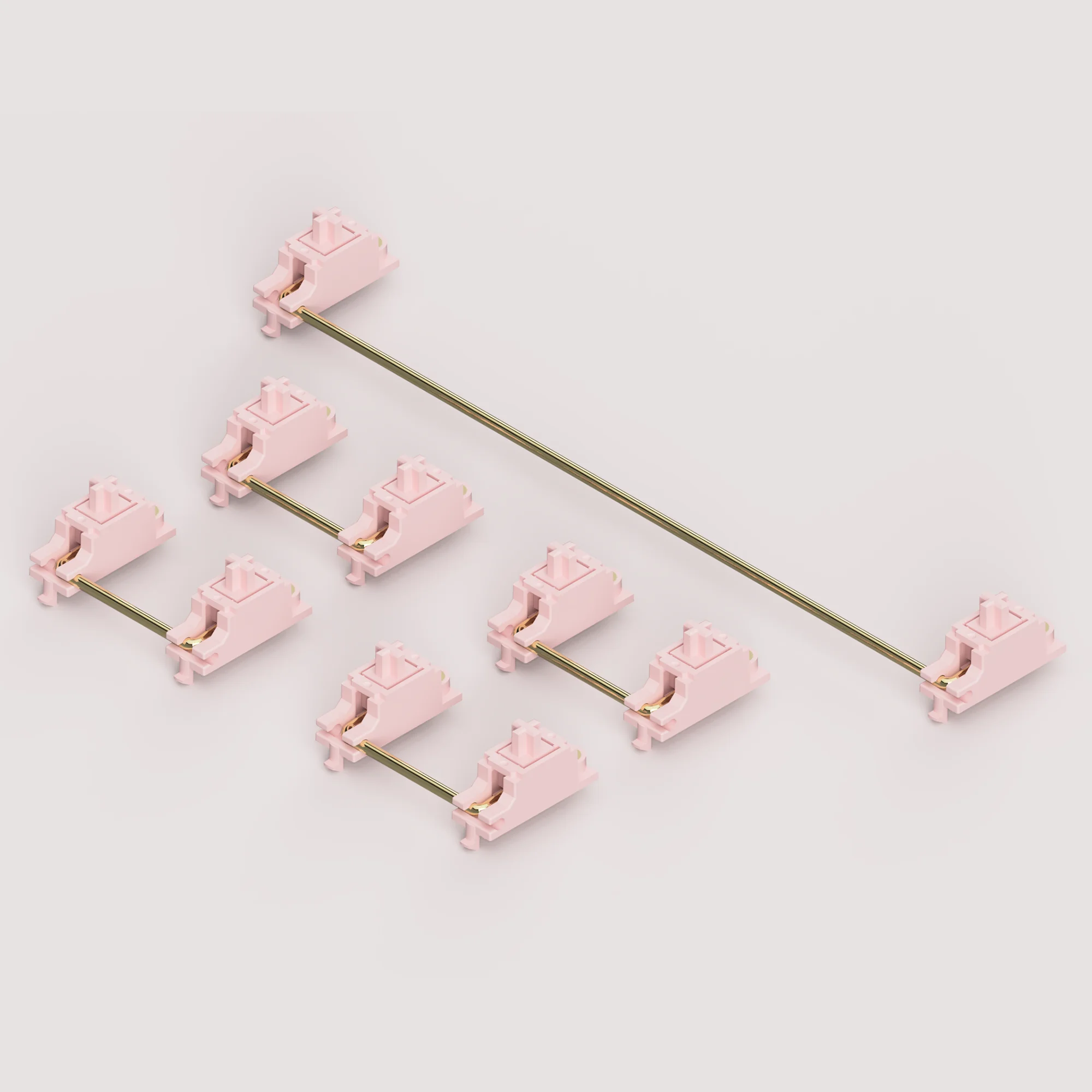 Owlab-pcb Parafuso no Estabilizador para Kit de Teclado Mecânico Personalizado v3 2u 6.25u 2x 6.25x Bege Preto Rosa Roxo - Imagem 2