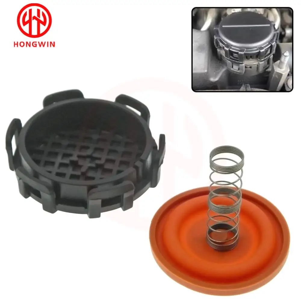 Engine PCV Valve Cover Repair Kit 0248L1,30711484,1479837 With Membrane For Citroen 1.6 HDI Berlingo C2-C5 Peugeot 206 307