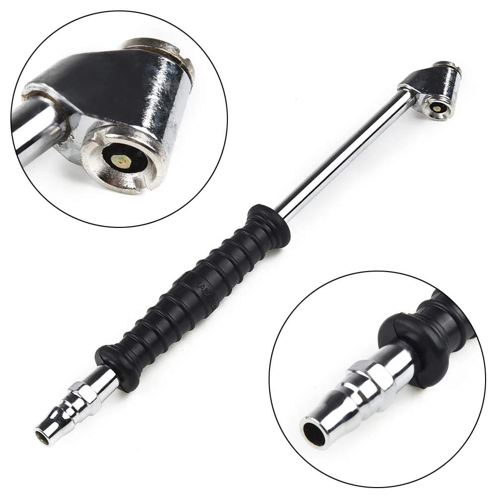 

1PC 7.3mm Auto Truck Wheel Tire Pump Valve Clip Car Tire High Pressure Air Pump Nozzle Inflatable Dual Head Chuck Valve Tool