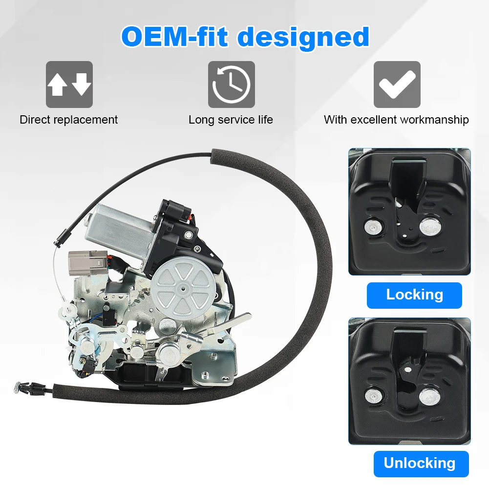 

7Pin Rear Tailgate Trunk Lock Actuator For Dodge Grand Caravan 2008-2020 Chrysler Town & Country 2008-2016 Jeep Commander