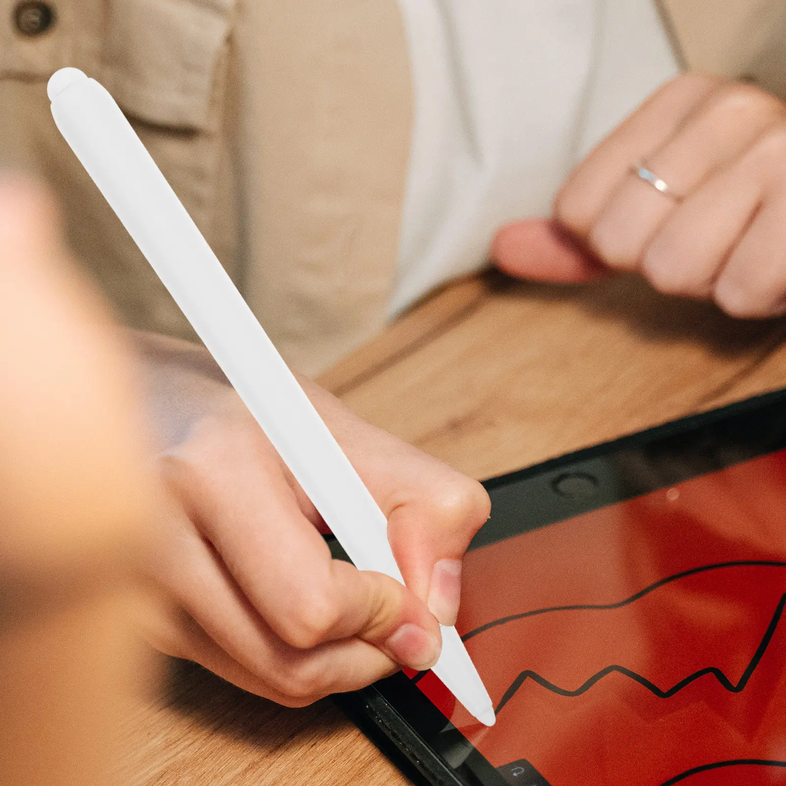 2Pcs 적외선 스크린 스타일러스 펜 화이트 보드 터치 펜 대화 형 화이트 보드 터치 스크린 용 듀얼 팁 정밀 쓰기 도구