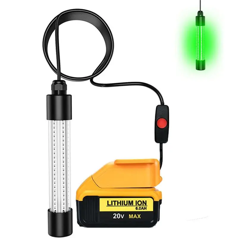 ATTWO-13V LED 낚시등 126개 램프 비드 방수 어군탐지기 램프 미끼 유인 낚시등