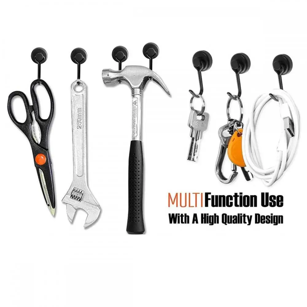 Strong Magnetic Hooks Multi-Purpose Storage Hooks Home Kitchen Bar Storage Key Coat Holder Bathroom Hangers multi purpose hooks,magnetic hooks,kitchen hooks
