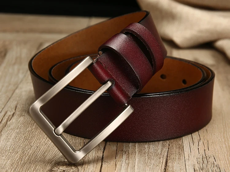 Belt Men's Needle Buckle Pants Belt Middle-Aged Youth Formal Wear Business Retro Casual Simple Versatile Jeans Belt
