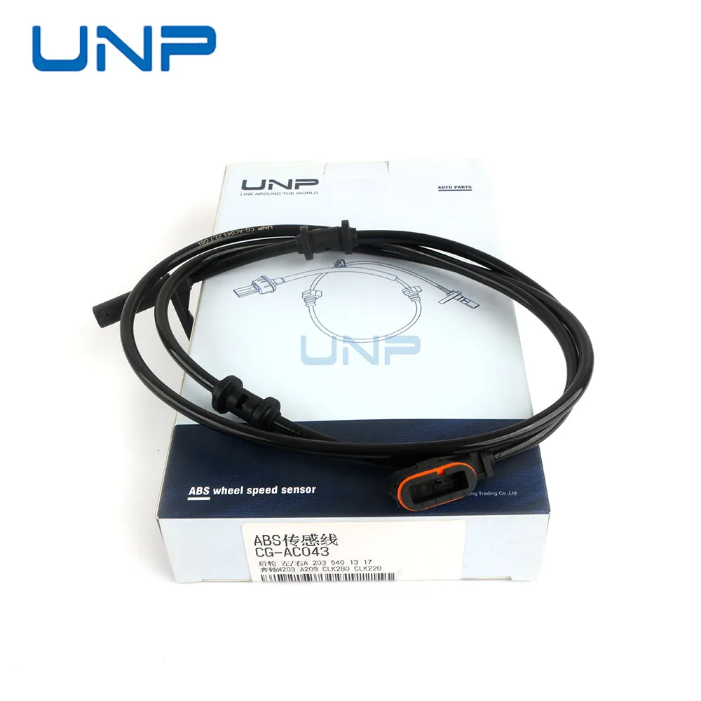 Rear Left/Right ABS Wheel Speed Sensor A2035401417 A2035401317 For MERCEDES BENZ W203 CL203 S203 C209 A209 C203 W202 2000-2010