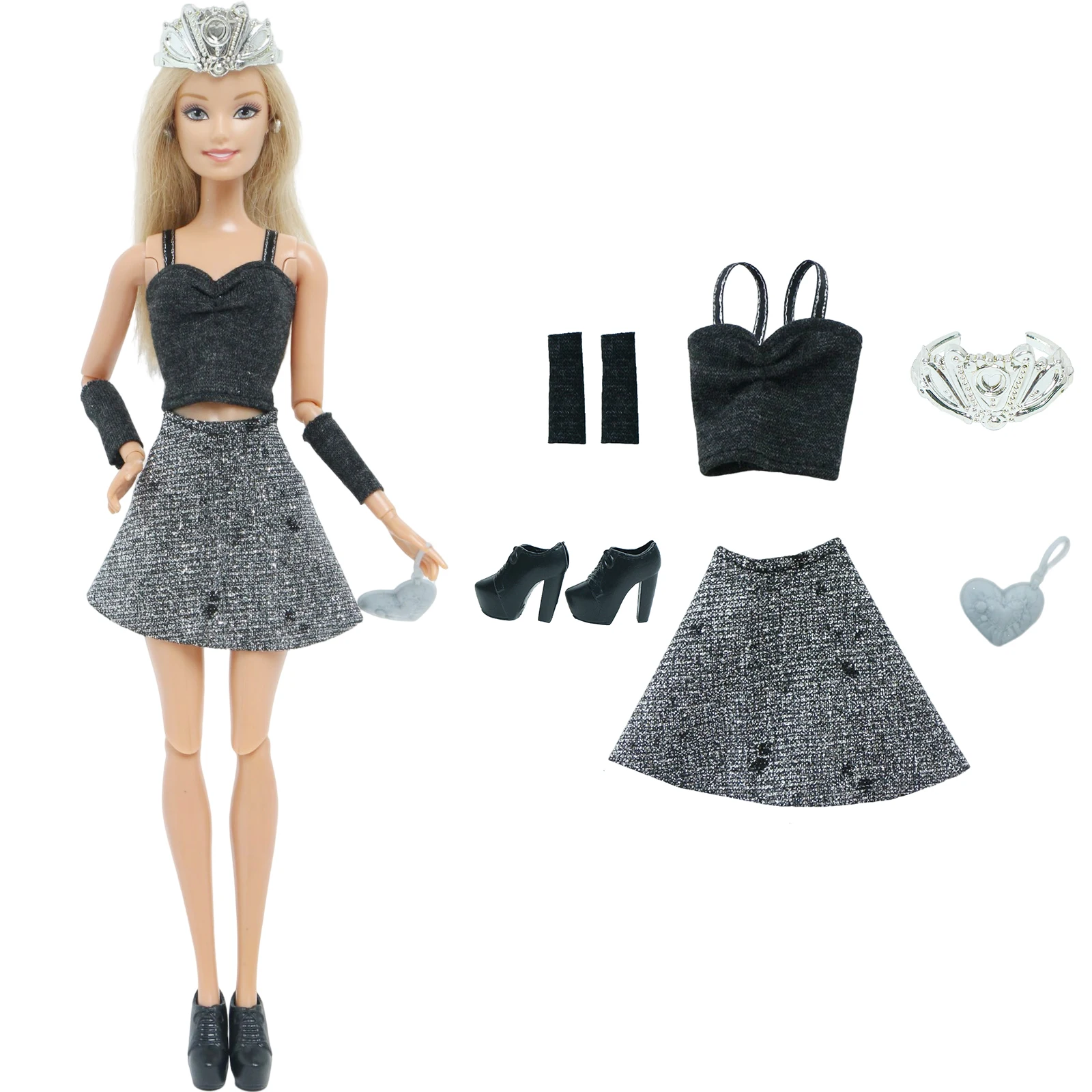 Barbie/ Vestido Color/ Barbie Crochê / Roupas Barbie/ Roupa boneca