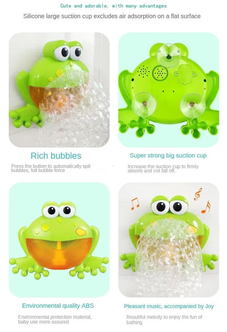 Baby Bath Bubble Machine features