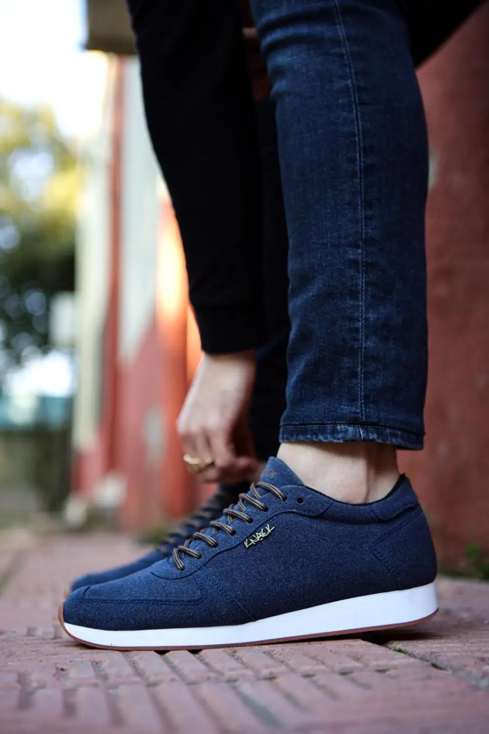

Knack casual shoes 002 suede navy blue