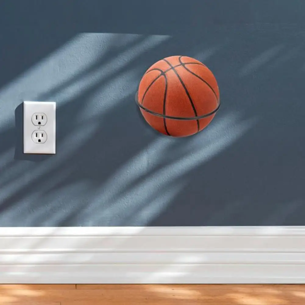 

Basketball Holder Multifunctional Wall Mount Ball Holder Storage Hanger for Football Basketball Soccer Ball for Motorcycle
