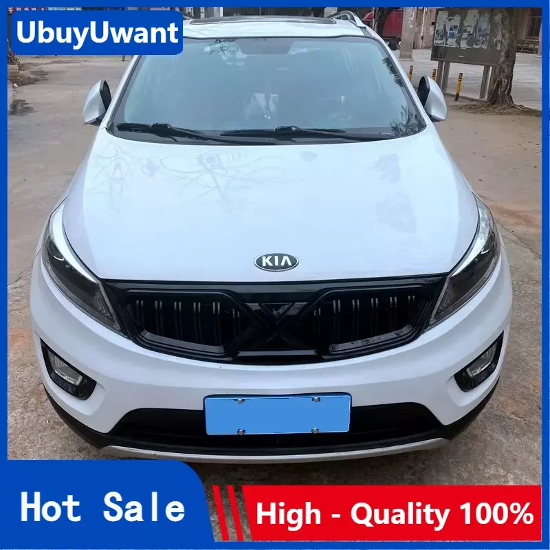 

EPFBSQP For Kia Sportage R 2014-2017 COVERS FRONT BUMPER ABS MODIFIED GRILL GRILLS FIT FOR KIA SPORTAGE R AUTO