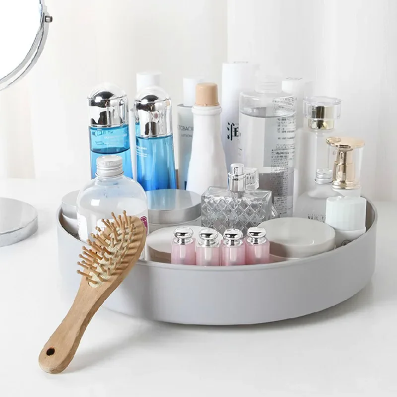 

360 Rotating Storage Tray Lazy Susan Turntable Organizer Spice Racks Turntable Kitchen Organizer for Pantry Bathroom Vanity