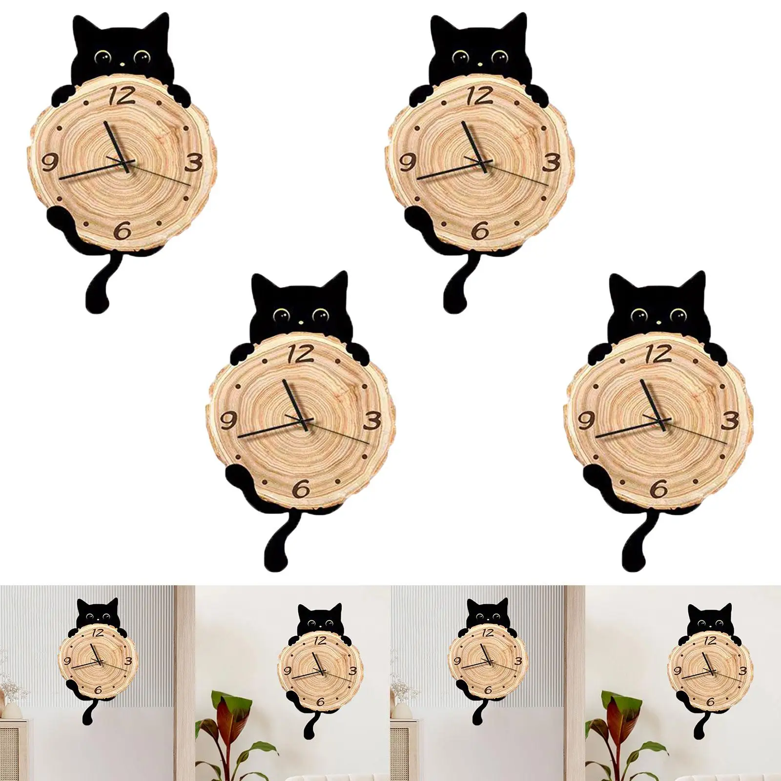 Hanging Clock for Wall Decoration, Gifts for Office, Kids Room, Bedroom