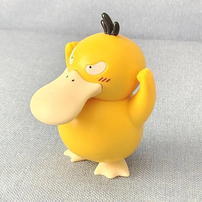 Anime Pokemon Psyduck Cheer up and Playing basketball styling