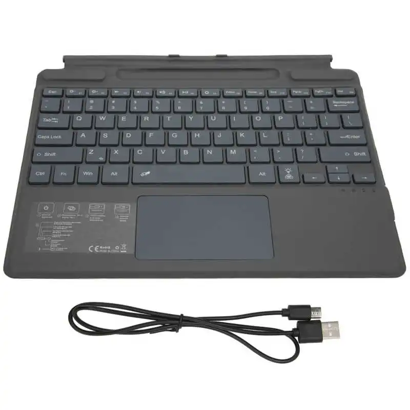 Wireless Bluetooth Keyboard 10m Wireless Distance 2 Button Trackpad