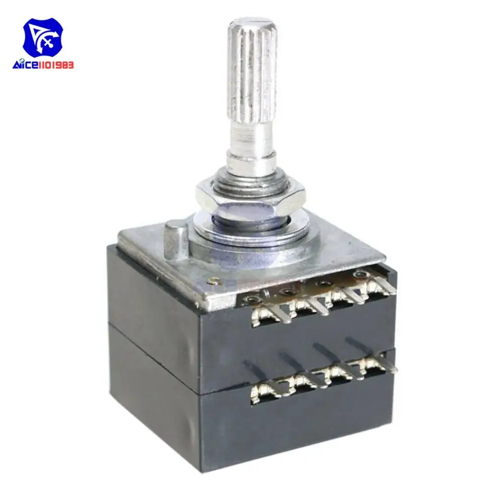 Rotary Potentiometer 50K 100K LOG ALPS RH2702 Audio Volume Control Stereo Loudness