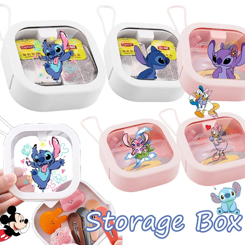 PortableStitchStorageBoxKawaiiMiniDelicateDisneyFigureMickey