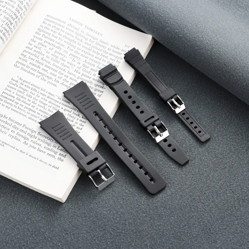 Unisex Black Resin Waterproof Silicone Sports Wristband with Tool
